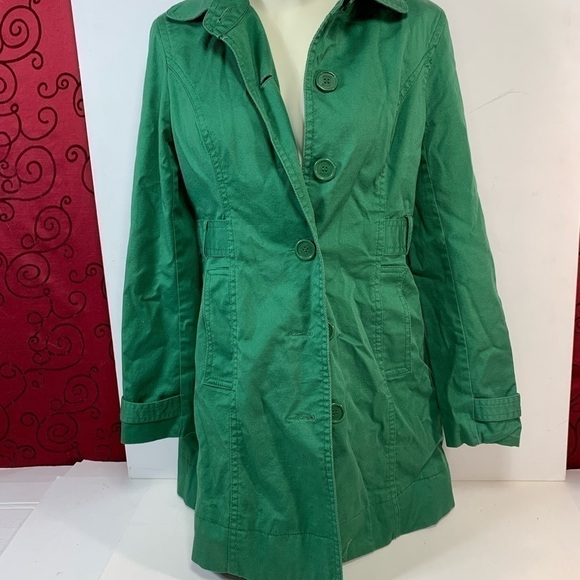 Jacob Green Trench Coat - Picture 5 of 7